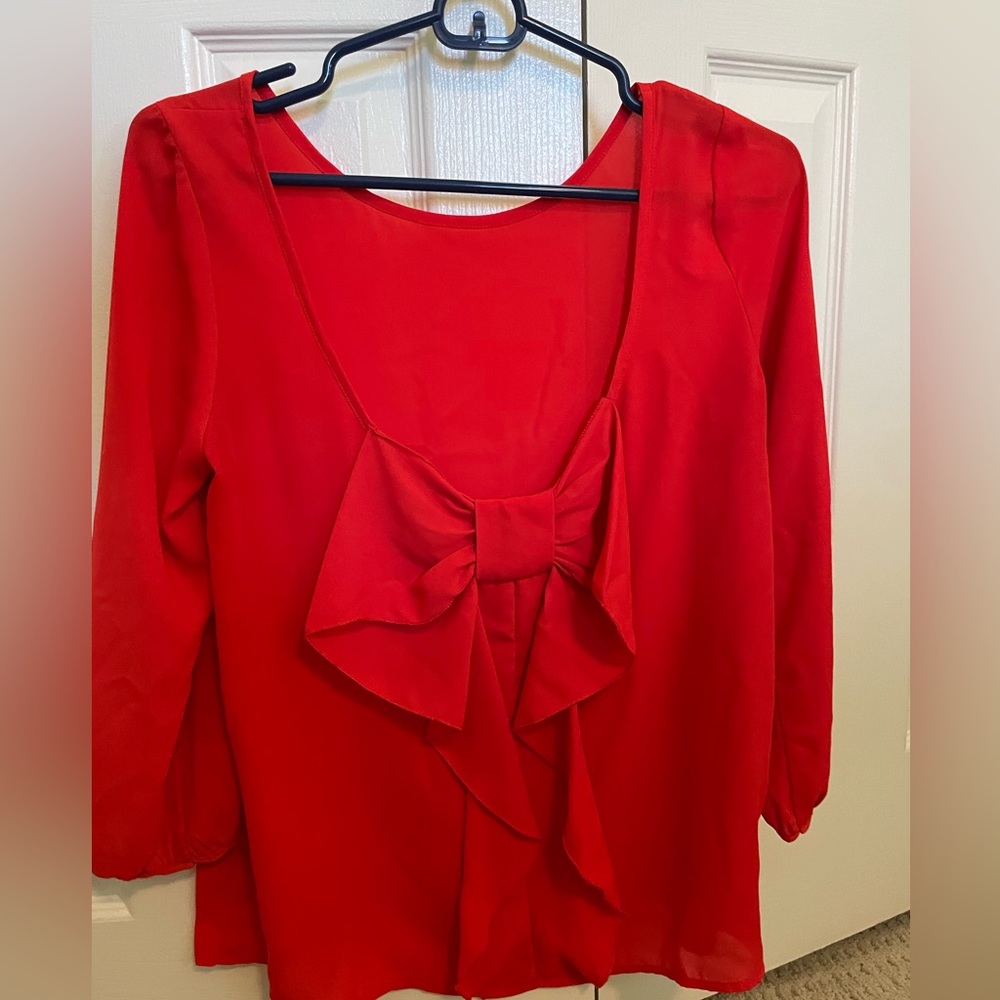 Pink Bow Back Shirt